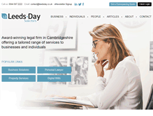 Tablet Screenshot of leedsday.co.uk